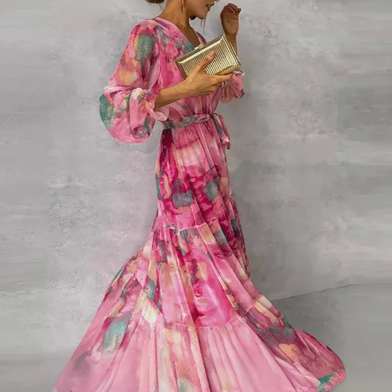 Sophie - Elegant Floral Dress