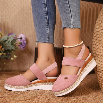 Lyra™ - Wedge Gladiator Sandals
