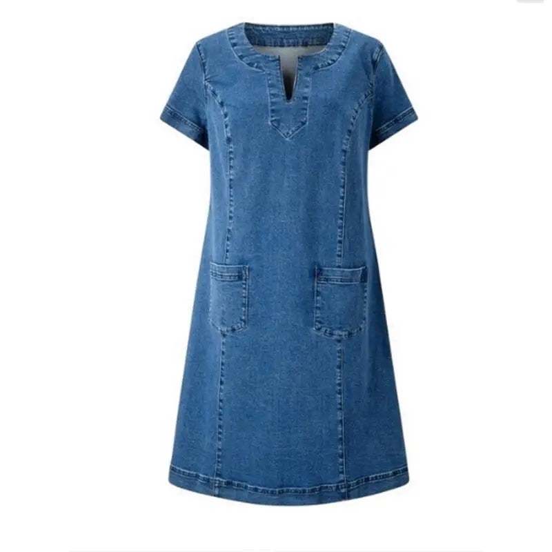 Claire Montreal™ - LIGHTWEIGHT DENIM DRESS WITH A RELAXED FIT