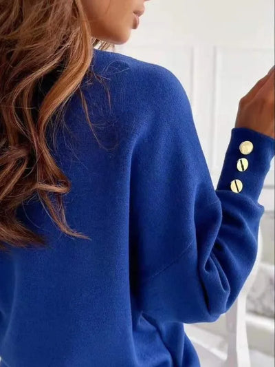 Leah - Stylish V-neck Sweater