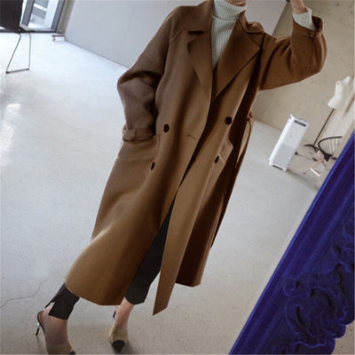 Clara -  Women's Wool Trench Coat