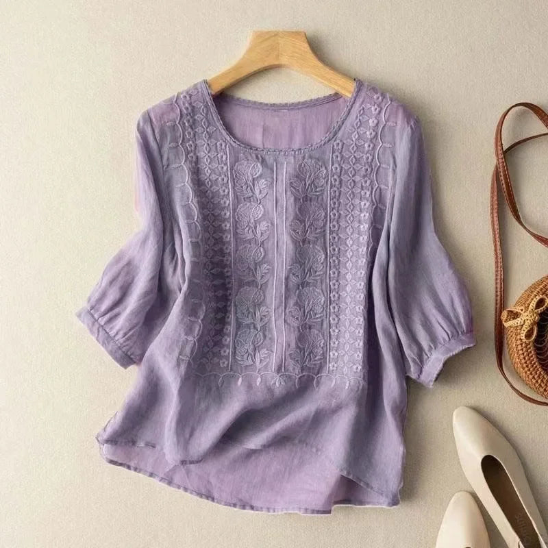 MARIA™ - RELAXED LIGHTWEIGHT SPRING BLOUSE