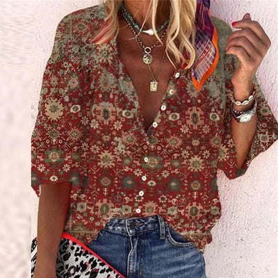 ADELAIDE - VINTAGE BUTTON BLOUSE