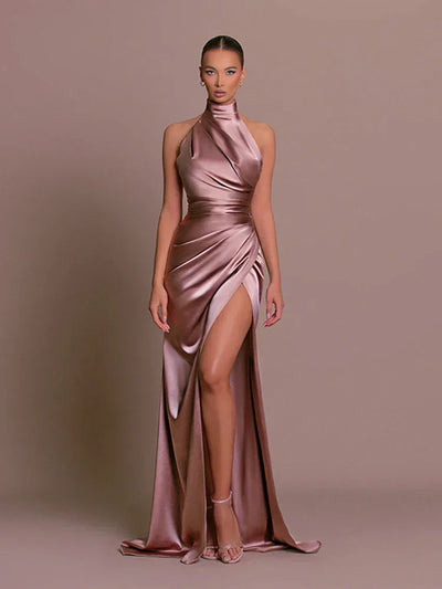 Livia - Sleek Slit Gown