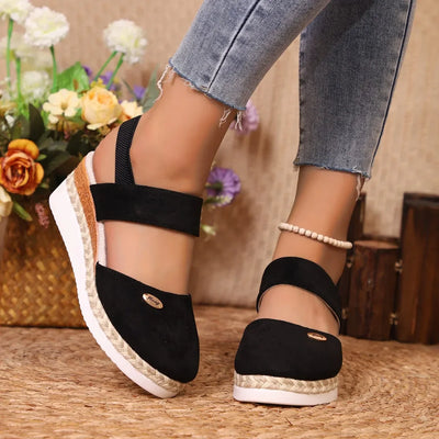 Lyra™ - Wedge Gladiator Sandals