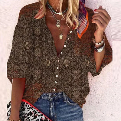 ADELAIDE - VINTAGE BUTTON BLOUSE