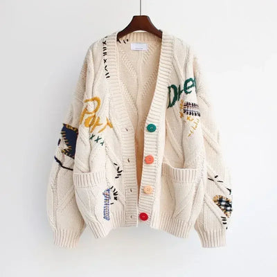 Genesis - Embroidered Knitted Cardigan