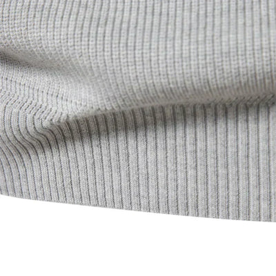 Felix - Zip-Up Ribbed Sweater For Men