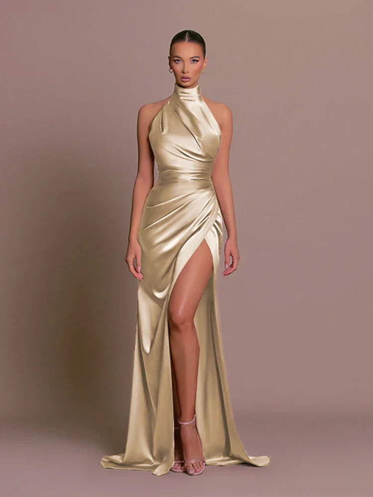 Piper - Sleek Slit Gown