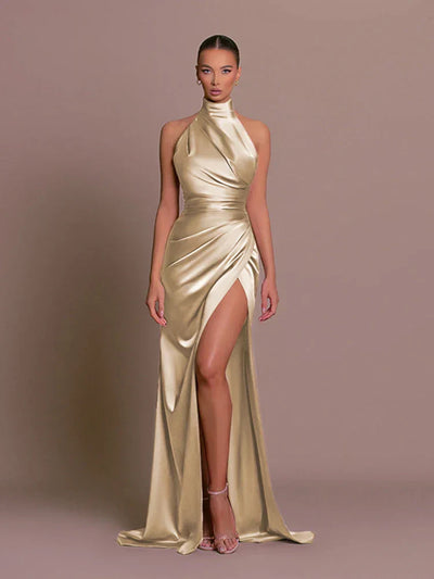 Livia - Sleek Slit Gown