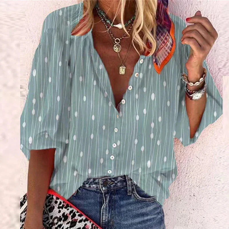 ADELAIDE - VINTAGE BUTTON BLOUSE