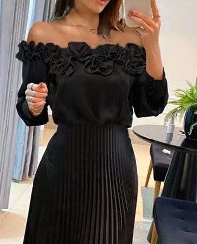 Carina - Stunning Off-Shoulder Maxi Dress