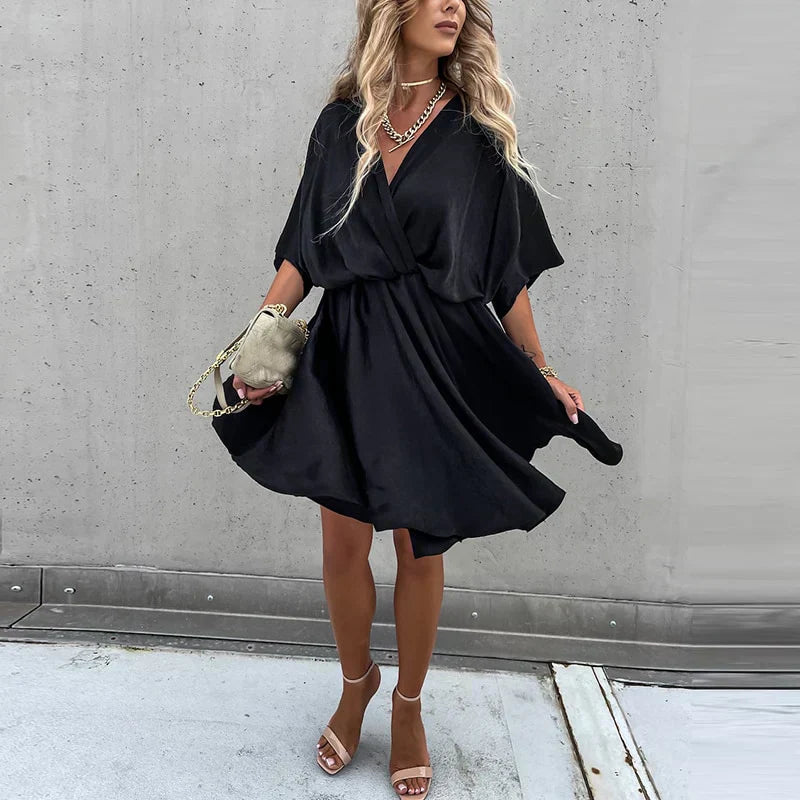 Annabelle - Chic Summer High Waist Mini Dress