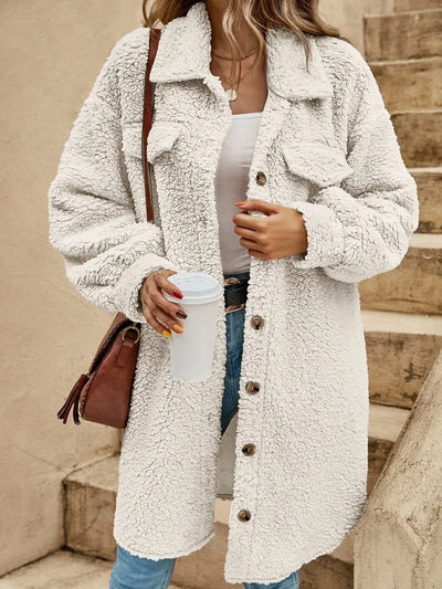 Lila Button Down Long Cardigan - Lightweight Layer, All-Season Style