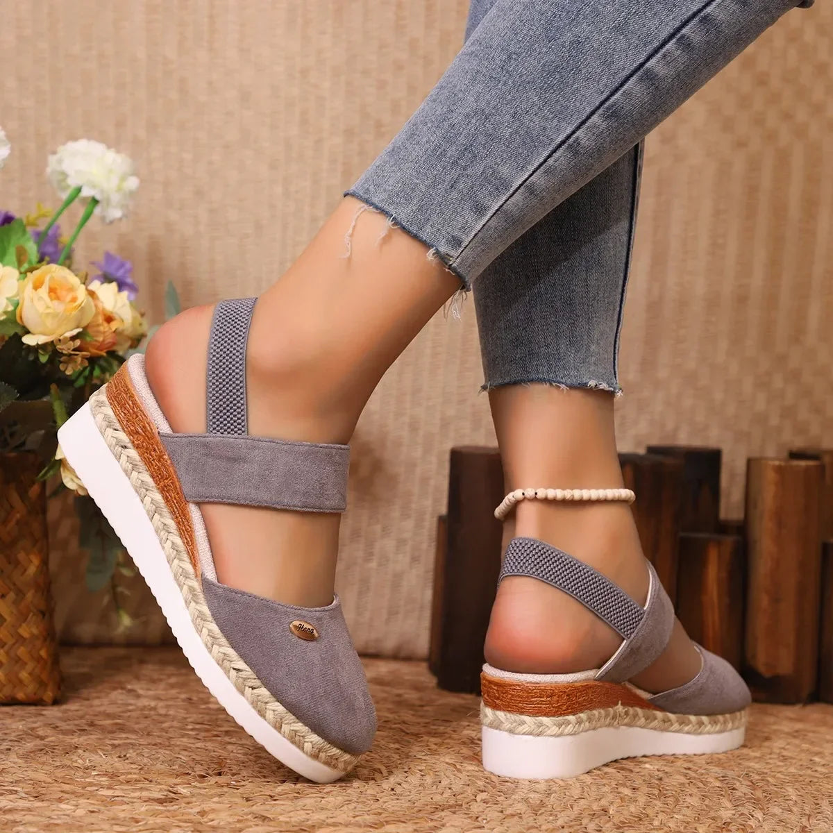 Lyra™ - Wedge Gladiator Sandals