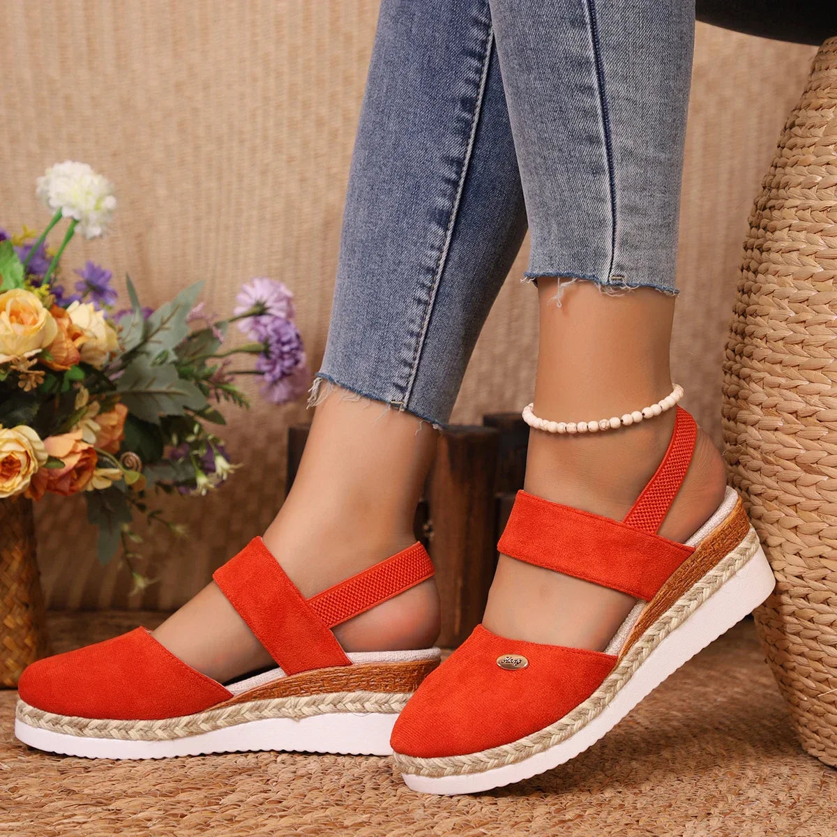Lyra™ - Wedge Gladiator Sandals