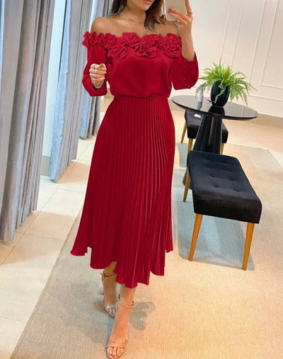 Carina - Stunning Off-Shoulder Maxi Dress