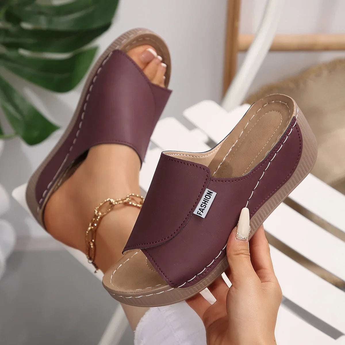 Selene | Orthopedic Wedge Heel Slippers™