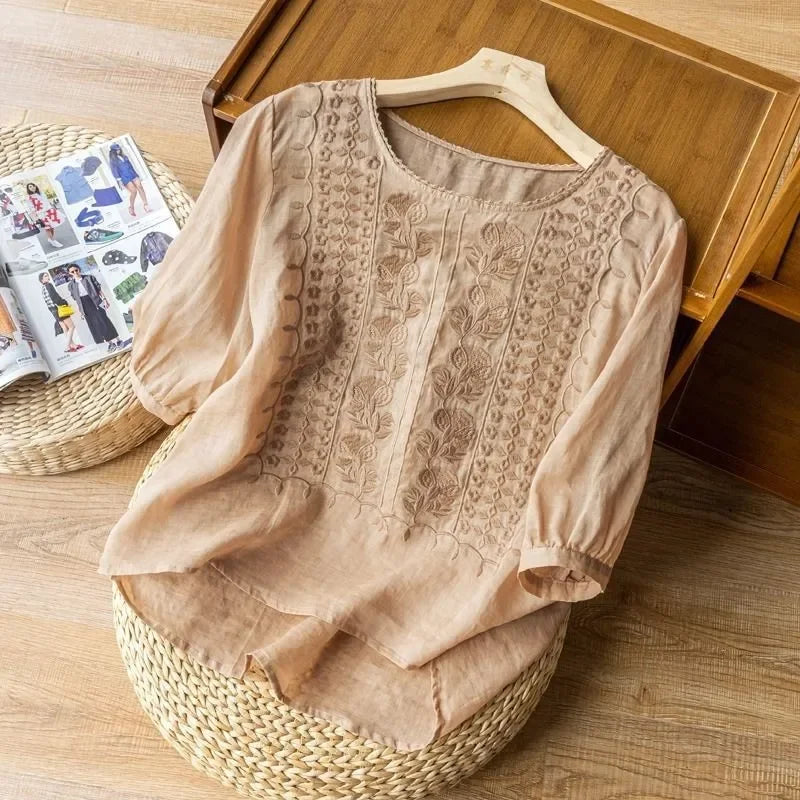 MARIA™ - RELAXED LIGHTWEIGHT SPRING BLOUSE