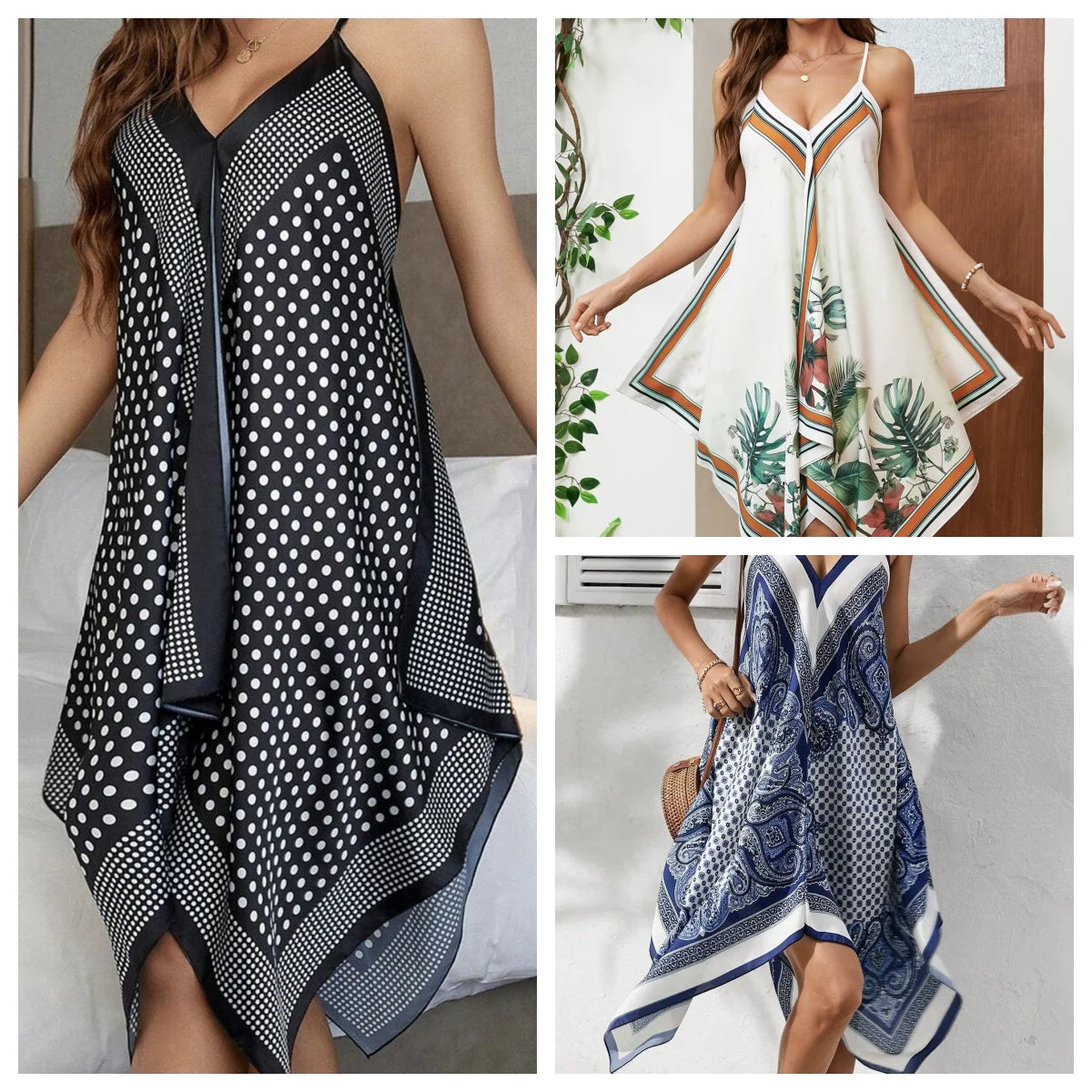 Zora - Sexy Spaghetti Asymmetrical Dress