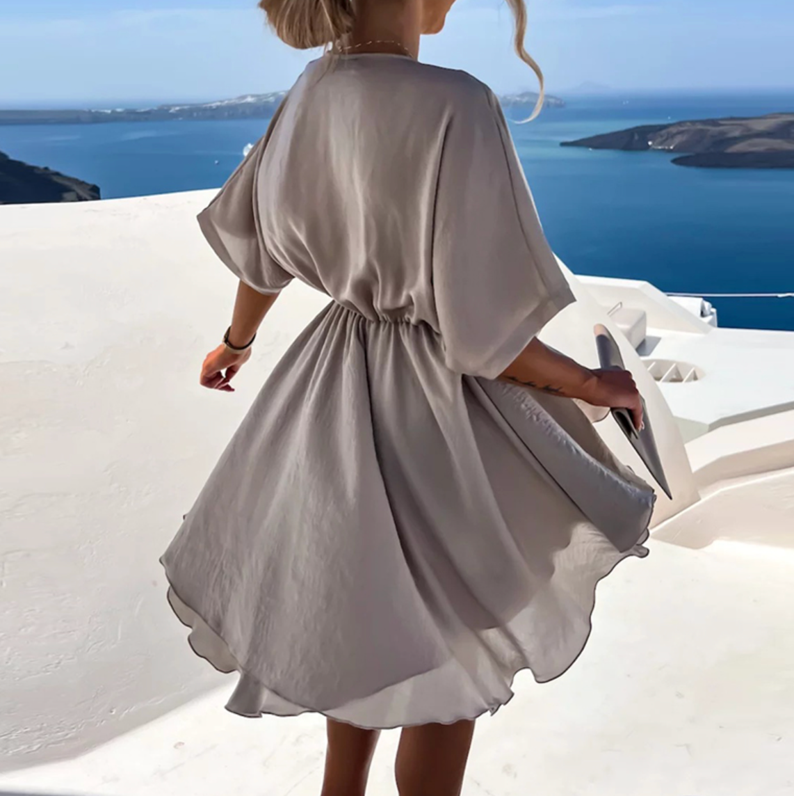 Annabelle - Chic Summer High Waist Mini Dress
