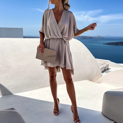 Annabelle - Chic Summer High Waist Mini Dress