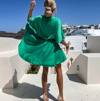 Annabelle - Chic Summer High Waist Mini Dress
