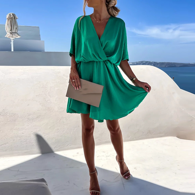 Annabelle - Chic Summer High Waist Mini Dress