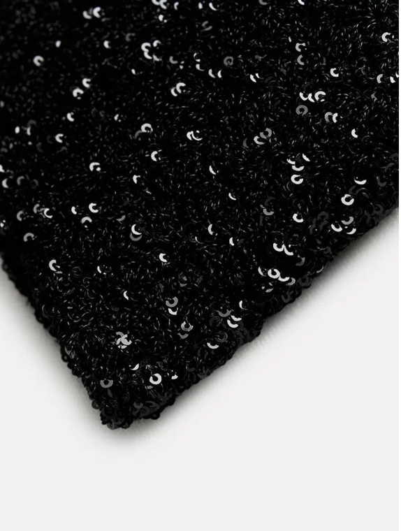 Tahlia - Sequin Slim Fit O-Neck Mini Dress