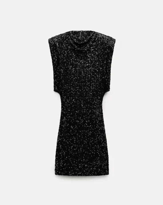 Tahlia - Sequin Slim Fit O-Neck Mini Dress