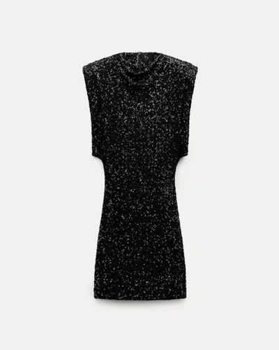 Tahlia - Sequin Slim Fit O-Neck Mini Dress