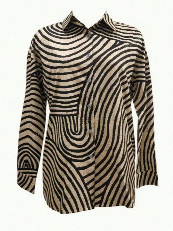 Carla - Geometric Blouse
