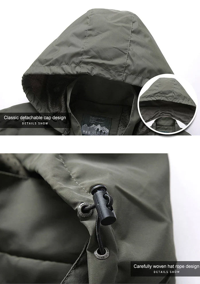 Brody - Waterproof Hooded Jacket For Men