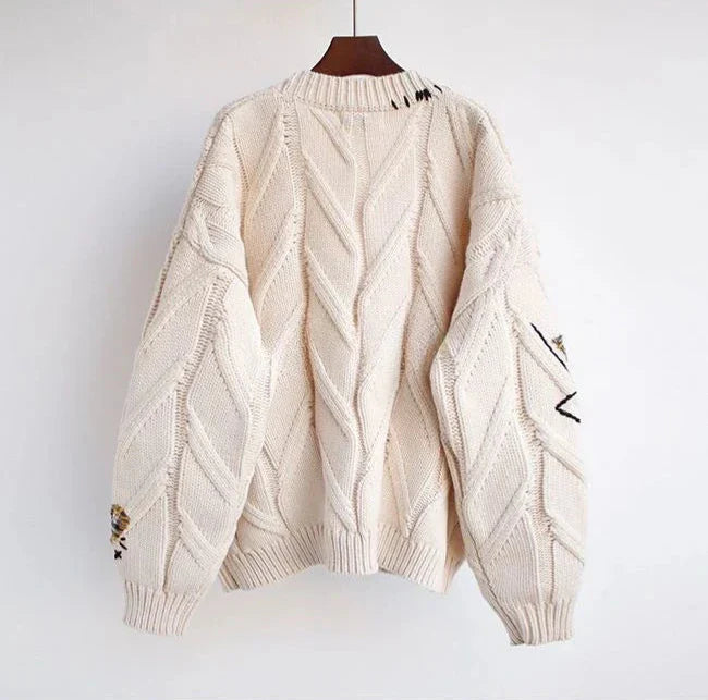 Genesis - Embroidered Knitted Cardigan