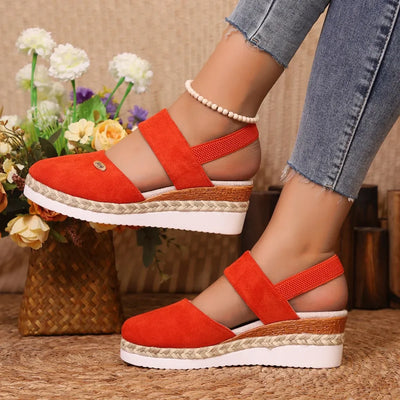 Lyra™ - Wedge Gladiator Sandals