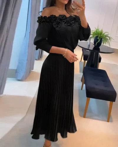 Carina - Stunning Off-Shoulder Maxi Dress