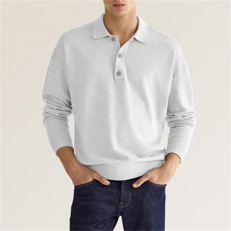 Seth - Stylish Polo Sweater For Men
