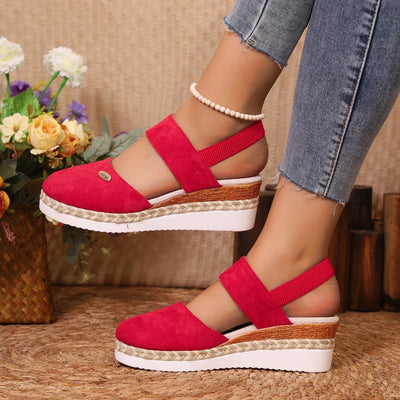 Lyra™ - Wedge Gladiator Sandals