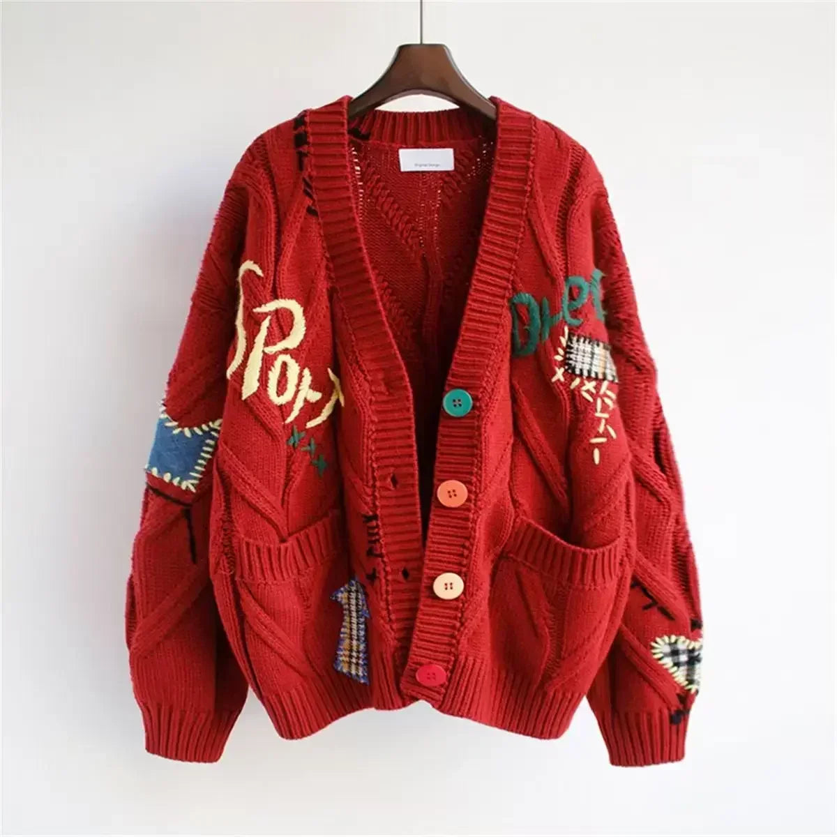 Genesis - Embroidered Knitted Cardigan