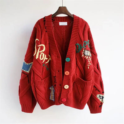 Genesis - Embroidered Knitted Cardigan
