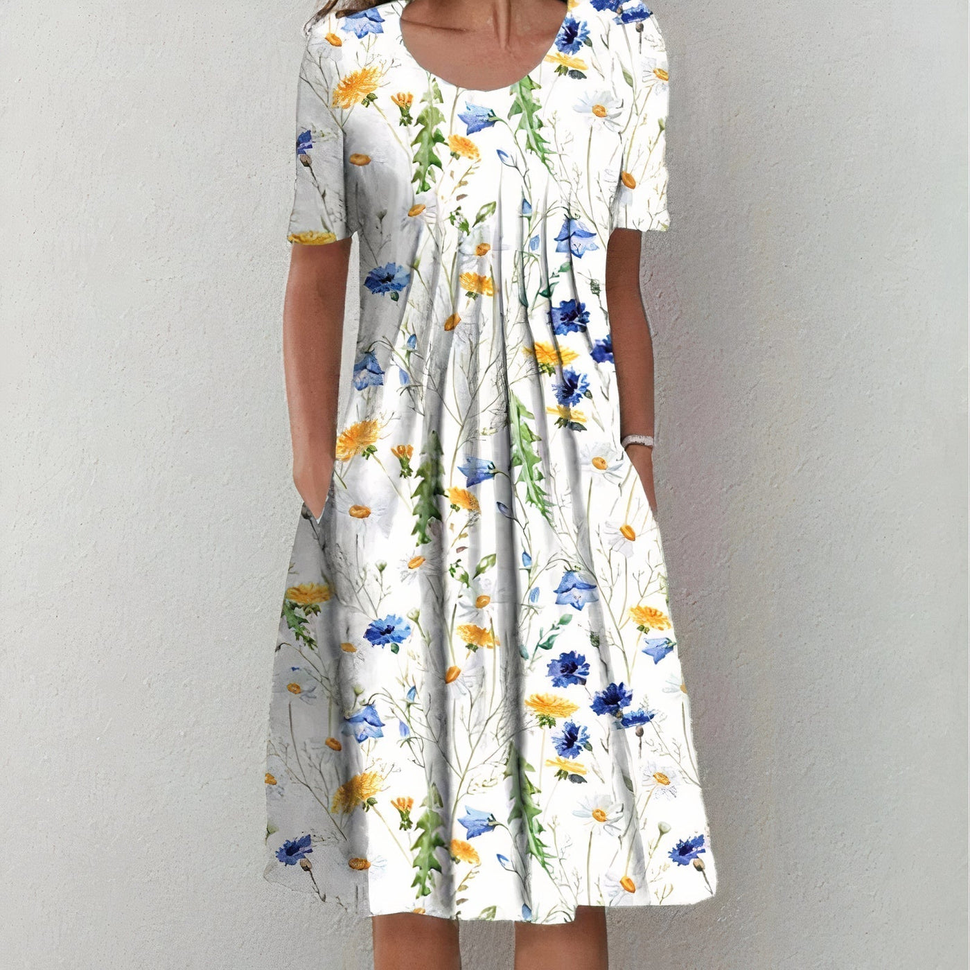 Lianne - Summer Bloom Ruffle Party Dress