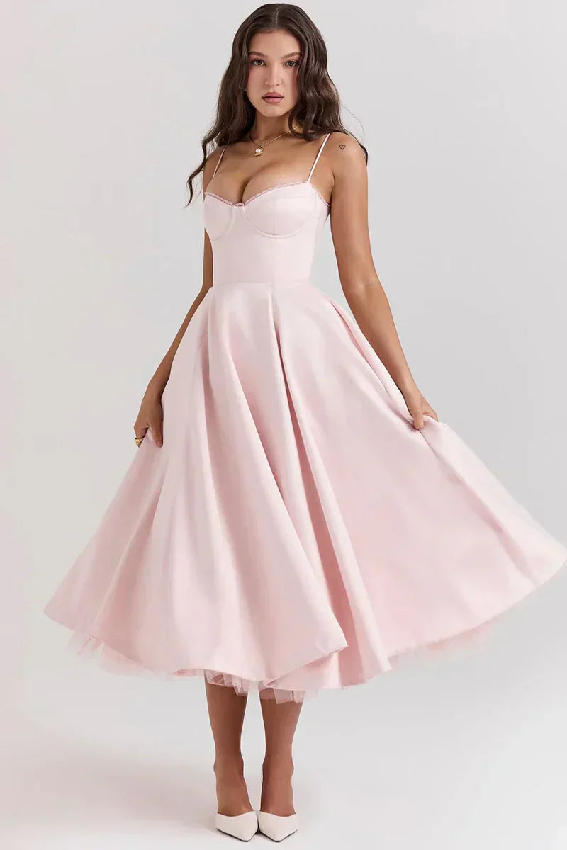 Trixie - Luxury Spaghetti Strap Princess Dress