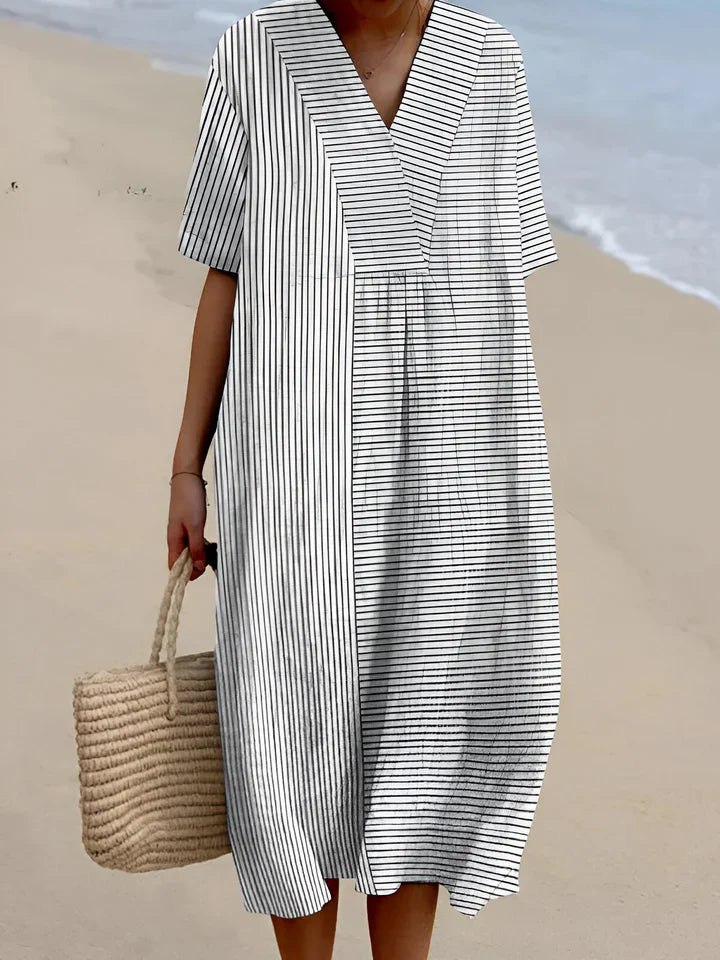 Zelda - Chic Summer Breeze Printed Dress