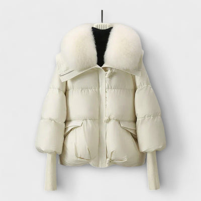 Lucyna - Elegant jacket with fur