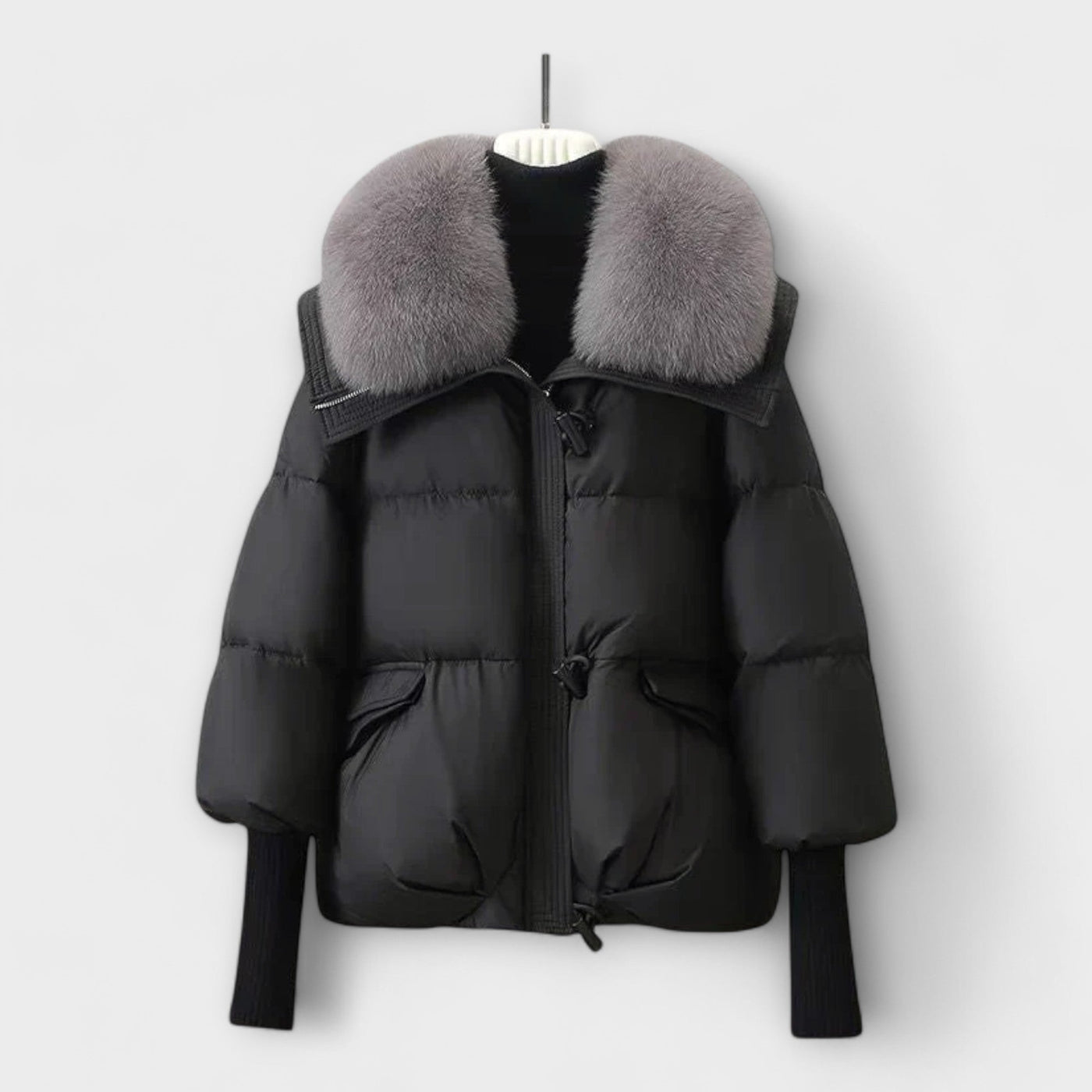 Lucyna - Elegant jacket with fur