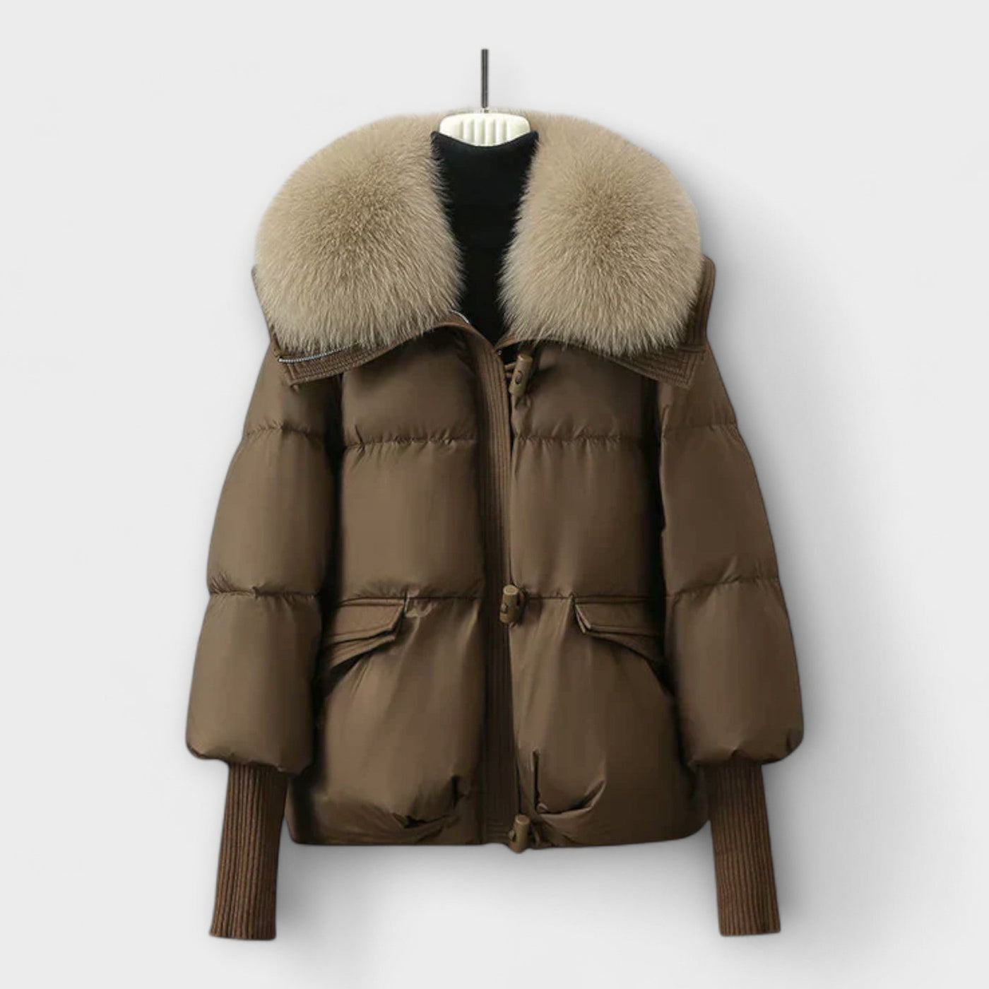Lucyna - Elegant jacket with fur