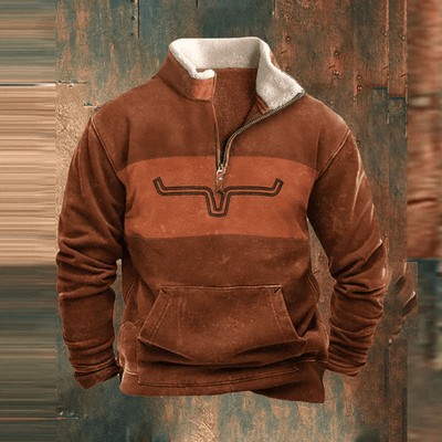 Dakota - Graphic Zip-Up Sweatshirt For Men