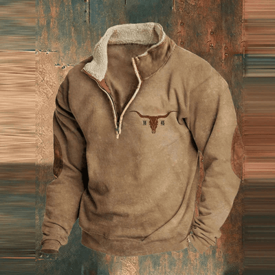 Dakota - Graphic Zip-Up Sweatshirt For Men