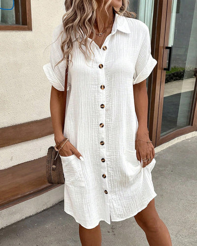 Pia - Women’s Retro Shirt Dress