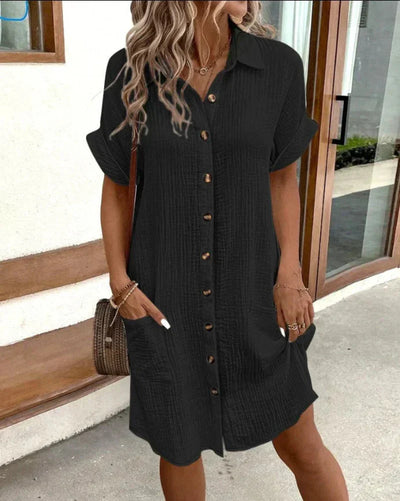 Pia - Women’s Retro Shirt Dress